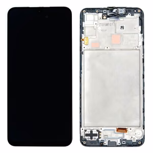 LCD Displejs Samsung A165 A16 4G Melns ar rāmi HQ