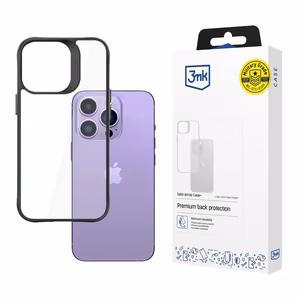 3mk Satin Armor Case+ iPhone 14 Pro Max sērijas - melns