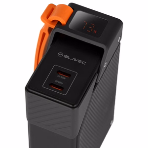 Blavec BJ-50 Tytan ārējais akumulators, 20 000 mAh, 65 W, 2× USB-C (PBBJ50A), melns
