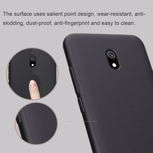 Nillkin Super Frosted Shield viedtālruņa apvalks Xiaomi Redmi 8A - melns