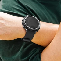 Ringke Slim 2 komplekts viedtālruņa apvalks Samsung Galaxy Watch 8 Classic 46mm - caurspīdīgs-melns