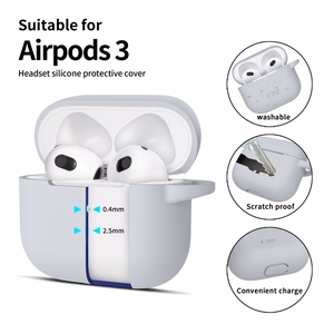 Tech-Protect Silicone Hook Чехол для Apple AirPods 3 - серый