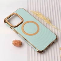 Circle Glam Magnētiskais viedtālruņa apvalks iPhone 13 Pro 6,1" piparmētru
