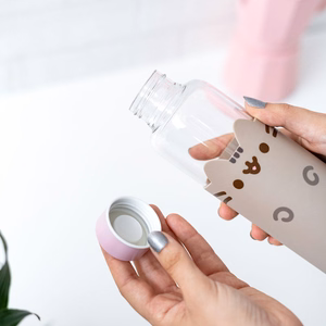Pusheen stikla ūdens pudele, 500 ml