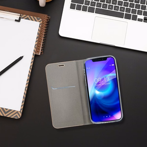 Flip case for Xiaomi Redmi NOTE 15 PRO 5G Luna Book Gold silver
