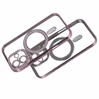 Bling Magsafe rozā viedtālruņa apvalks iPhone 17