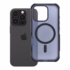 Maciņš priekš iPhone 16 Pro Forcell F-Protect BumperX Premium saderīgs ar MagSafe tumši zils
