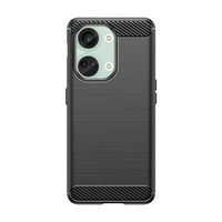 Carbon Case silikona viedtālruņa apvalks OnePlus Ace 2V/OnePlus Nord 3 - melns
