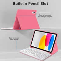 Tech-Protect SC Pen maciņš iPad 10.9 collu 10 / 2022 / 11 collu 11 / 2025 rozā