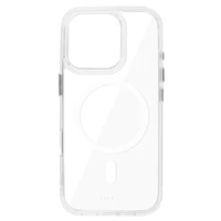 Liavec Spīdīgs Magnētiskais Caurspīdīgs viedtālruņa apvalks Iphone 16 Pro Max balta