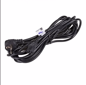 Akyga AK-PC-05 melns 5 m CEE7/7 IEC C13