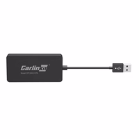 Carlinkit CCPA bezvadu adapteris Apple Carplay/Android Auto (melns)