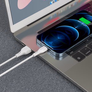 Borofone kabelis BX51 Triumph - USB uz Lightning - 2,4A 1 metrs balts
