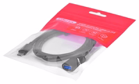 Cable adapter Unitek (C476BK-1M) USB-C (M) - USB-A (F) 10Gbps 60 W