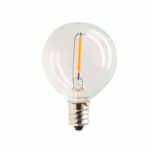 LED Bulb E12 FL-1B G40 0.5W 3V 30lm clear Forever Light 6pcs