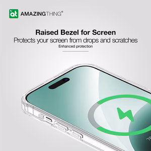Amazing Thing Minimal Magsafe apvalks 6.6FT IP156.7MMINCL Iphone 15 Plus - caurspīdīgs