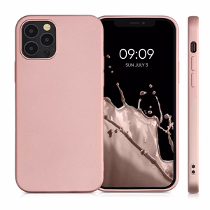 METALLIC viedtālruņa apvalks IPHONE 15 Pro rozā