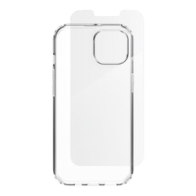 ZAGG IF Defense komplekts viedtālruņa apvalks iPhone 16e (2025) / 15 / 14 / 13 - Caurspīdīgs