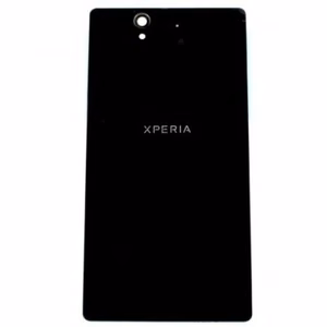 Aizmugurējais vāks Sony L36h/C6603/C6602 Xperia Z melns augstas kvalitātes