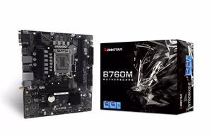 Biostar B760MX2-E D4 mātesplate Intel B760 LGA 1700 micro ATX