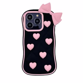 Maciņš 3D HEARTS IPHONE 14 PRO