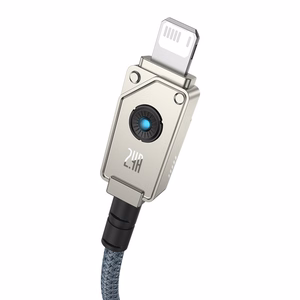 Baseus Unbreakable USB-A uz Lightning kabelis 1 m, 5V-2.4A, balts