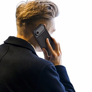 Dux Ducis Skin Pro Case for iPhone 17 Air with Flip and Card Slot - Black