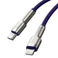 Baseus kabelis Cafule Metal PD USB-C - Lightning 2,0 m violets 20W