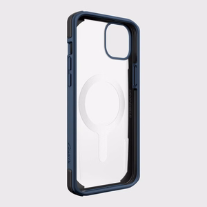 Raptic X-Doria Secure viedtālruņa apvalks iPhone 14 ar Magnētisko bruņotu zilu pārklājumu