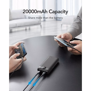 VEGER portatīvais lādētājs 20000 mAh PD QC3.0 2A20W L20S (VP2039PD / W2039PD) balts
