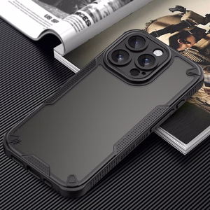 Defender Matēts maciņš for iPhone 16 Pro 6,3" melns