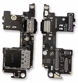 Flex Xiaomi Mi 11 ar charging connector un microphone, SIM card contact original (service pack)