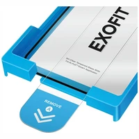 Uniq Optix Exofit Vivid rūdītais aizsargstikls iPhone 17 Pro ar uzlikšanas rīku