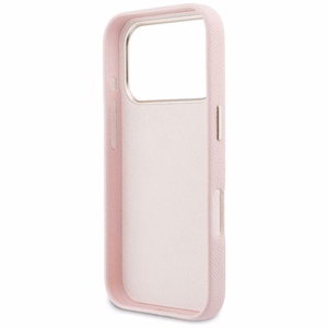 Guess FW sveķu logotipa korpuss iPhone 17 Pro Max - Rozā krāsā