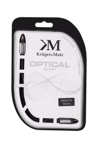 Kruger&Matz Toslink–Toslink optiskais kabelis, 1,0 m