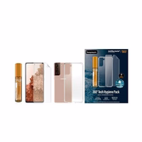 PanzerGlass aizsardzības komplekts Samsung Galaxy S21+ TPU plēve + ClearCase + tīrīšanas šķidrums 30ml