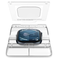 Spigen Elite Shield „EZ FIT“ hibrīda stikls 2-PACK Apple Watch 10 (42MM) - caurspīdīgs