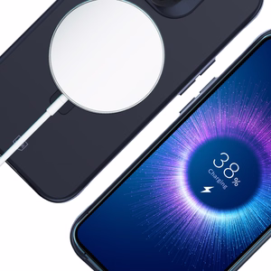 3mk Smoke viedtālruņa apvalks Magnētiskais ar statīvu Apple iPhone 16 pro max - melns
