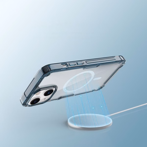 Nillkin Nature Pro magnētiskais viedtālruņa apvalks iPhone 14 Plus, MagSafe, zils