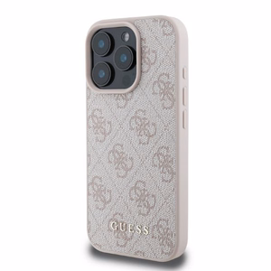 Guess 4G Classic viedtālruņa apvalks iPhone 16 Pro - rozā