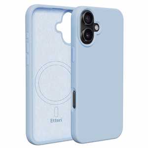 Etteri Silikona mag futrālis iPhone 16 Plus 6,7" gaiši zils