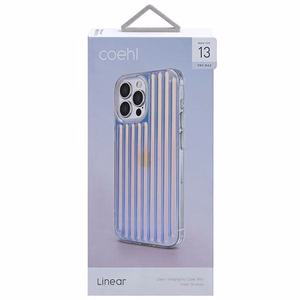 Uniq Coehl Linear viedtālruņa apvalks iPhone 13 Pro Max - varavīksnes