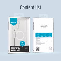 Nillkin Nature Pro bruņots viedtālruņa apvalks ar magnētisko gredzenu Samsung Galaxy S24+ - balts