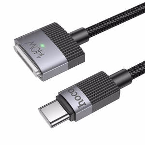 Kabelis USB C uz Mag3 Hoco 5A 140W magnētisks 1,8 m U141 melns