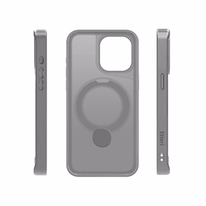 Etteri Matt Mag Ring case for iPhone 15 Pro Max 6,7" grey