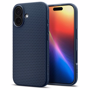 Spigen Liquid Air viedtālruņa apvalks iPhone 17 - zils