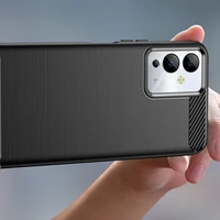 Viedtālruņa oglekļa apvalks Infinix Note 12i (m) - melns