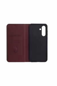JM STAND atvērams maciņš Galaxy A56, bordo