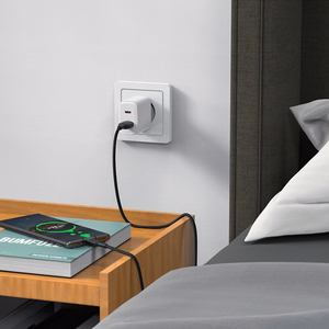 Acefast sienas lādētājs USB Type C / USB 20W, PPS, PD, QC 3.0, AFC, FCP balts (A25 balts)