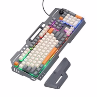 Wire tastatūra QWERTY Hoco Gaming DI98 melns